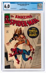 AMAZING SPIDER-MAN #34 MARCH 1966 CGC 6.0 FINE.