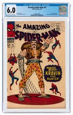 AMAZING SPIDER-MAN #47 APRIL 1967 CGC 6.0 FINE.