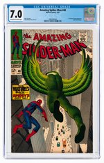 AMAZING SPIDER-MAN #48 MAY 1967 CGC 7.0 FINE/VF (FIRST BLACKIE DRAGO AS NEW VULTURE).