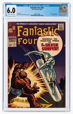 FANTASTIC FOUR #55 OCTOBER 1966 CGC 6.0 FINE (THING VS. SILVER SURFER).