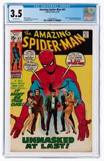 AMAZING SPIDER-MAN #87 AUGUST 1970 CGC 3.5 VG-.