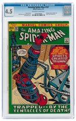 AMAZING SPIDER-MAN #107 APRIL 1972 CGC 4.5 VG+.