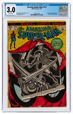 AMAZING SPIDER-MAN #113 OCTOBER 1972 CGC 3.0 GOOD/VG (FIRST HAMMERHEAD).