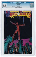 ARGONAUTS #1 JULY 1988 CGC 8.5 VF+.