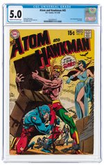 ATOM AND HAWKMAN #45 OCTOBER-NOVEMBER 1969 CGC 5.0 VG/FINE.