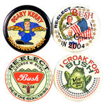 LIMITED EDITION 2004 BUSH BUTTONS.