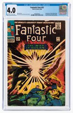 FANTASTIC FOUR #53 AUGUST 1966 CGC 4.0 VG (FIRST KLAW).