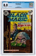 BLACK MAGIC #1 OCTOBER-NOVEMBER 1973 CGC 8.0 VF.