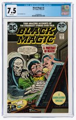 BLACK MAGIC #2 DECEMBER 1973-JANUARY 1974 CGC 7.5 VF-.