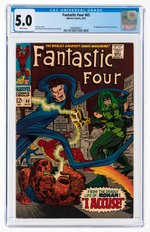 FANTASTIC FOUR #65 AUGUST 1967 CGC 5.0 VG/FINE (FIRST RONAN THE ACCUSER).