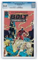 BOLT AND STARFORCE SIX 1984 CGC 8.0 VF.