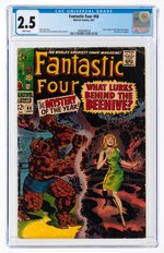 FANTASTIC FOUR #66 SEPTEMBER 1967 CGC 2.5 GOOD+.