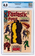 FANTASTIC FOUR #67 OCTOBER 1967 CGC 4.0 VG (FIRST HIM).