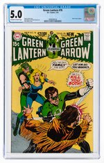 GREEN LANTERN #78 JULY 1970 CGC 5.0 VG/FINE.