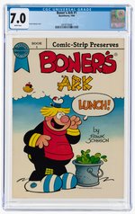 BONER'S ARK #1 1986 CGC 7.0 FINE/VF.