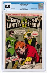 GREEN LANTERN #85 AUGUST-SEPTEMBER 1971 CGC 8.0 VF.