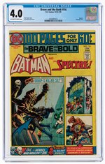 BRAVE AND THE BOLD #116 DECEMBER 1974-JANUARY 1975 CGC 4.0 VG (SPECTRE).