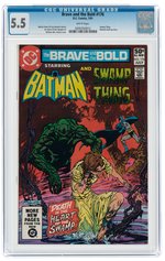 BRAVE AND THE BOLD #176 JULY 1981 CGC 5.5 FINE- (SWAMP THING).