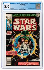 STAR WARS #1 JULY 1977 CGC 3.0 GOOD/VG (NEWSSTAND EDITION).