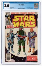 STAR WARS #42 DECEMBER 1980 CGC 3.0 GOOD/VG (NEWSSTAND EDITION).