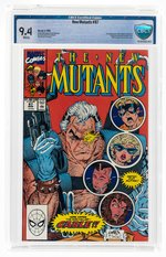 NEW MUTANTS #87 MARCH 1990 CBCS 9.4 NM (FIRST CABLE & STRYFE).