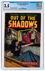 OUT OF THE SHADOWS #12 MARCH 1954 CGC 3.5 VG-.