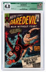 DAREDEVIL #7 APRIL 1965 CGC QUALIFIED 4.0 VG (FIRST RED COSTUME).