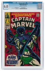 CAPTAIN MARVEL #5 SEPTEMBER 1968 CGC 6.0 FINE.