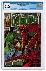 CHAMBER OF DARKNESS #3 FEBRUARY 1970 CGC 5.5 FINE-.