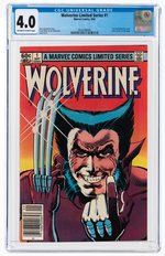 WOLVERINE LIMITED SERIES #1 SEPTEMBER 1982 CGC 4.0 VG.