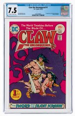 CLAW THE UNCONQUERED #1 MAY-JUNE 1975 CGC 7.5 VF- (FIRST CLAW).