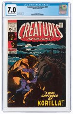 CREATURES ON THE LOOSE #12 JULY 1971 CGC 7.0 FINE/VF.