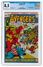 AVENGERS #95 JANUARY 1972 CGC 8.5 VF+.