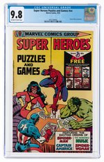 SUPER HEROES PUZZLE AND GAMES #NN 1979 CGC 9.8 NM/MINT.