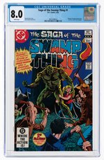 SAGA OF THE SWAMP THING #1 MAY 1982 CGC 8.0 VF.