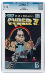 CYBER 7 #2 APRIL 1989 CGC 9.0 VF/NM.