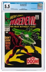 DAREDEVIL #37 FEBRUARY 1968 CGC 5.5 FINE-.