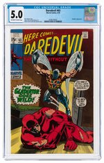 DAREDEVIL #63 APRIL 1970 CGC 5.0 VG/FINE.