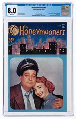 HONEYMOONERS #1 OCTOBER 1986 CGC 8.0 VF.