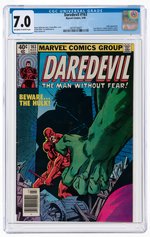 DAREDEVIL #163 MARCH 1980 CGC 7.0 FINE/VF.