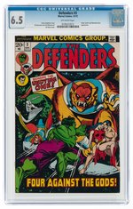 DEFENDERS #3 DECEMBER 1972 CGC 6.5 FINE+.