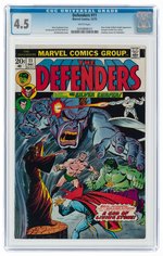 DEFENDERS #11 DECEMBER 1973 CGC 4.5 VG+.