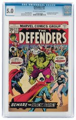 DEFENDERS #21 MARCH 1975 CGC 5.0 VG/FINE.