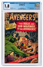 AVENGERS #3 JANUARY 1964 CGC 1.8 GOOD-.