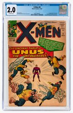 X-MEN #8 NOVEMBER 1964 CGC 2.0 GOOD (FIRST UNUS THE UNTOUCHABLE).