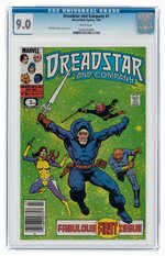 DREADSTAR AND COMPANY #1 JULY 1985 CGC 9.0 VF/NM.