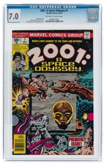 2001: A SPACE ODYSSEY #1 DECEMBER 1976 CGC 7.0 FINE/VF.