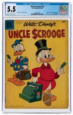 UNCLE SCROOGE #22 JUNE-AUGUST 1958 CGC 5.5 FINE-.