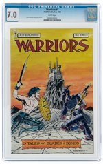 WARRIORS #1 1991 CGC 7.0 FINE/VF.