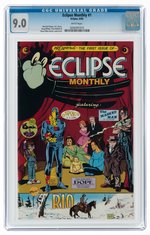 ECLIPSE MONTHLY #1 AUGUST 1983 CGC 9.0 VF/NM.